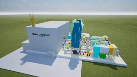 A Blue Capsule plant for end users (Image: Blue Capsule)