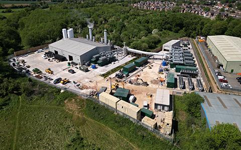 10-megawatt gas engine power plant