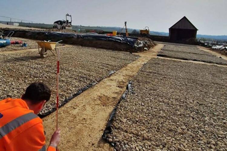 Housebuilder Setting Out Surveys - Lucion Survey