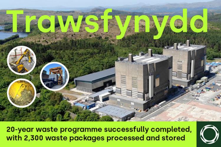 Landmark decommissioning milestone reached at Trawsfynydd